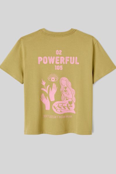 T-shirt imprim&eacute; devant/dos