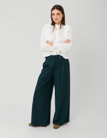 Pantalon fluide &agrave; pince
