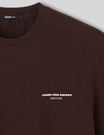 T-shirt gaufré imprimé
