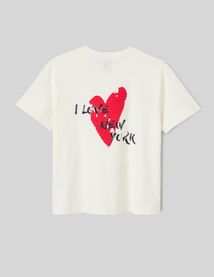 T-shirt imprimé devant/dos