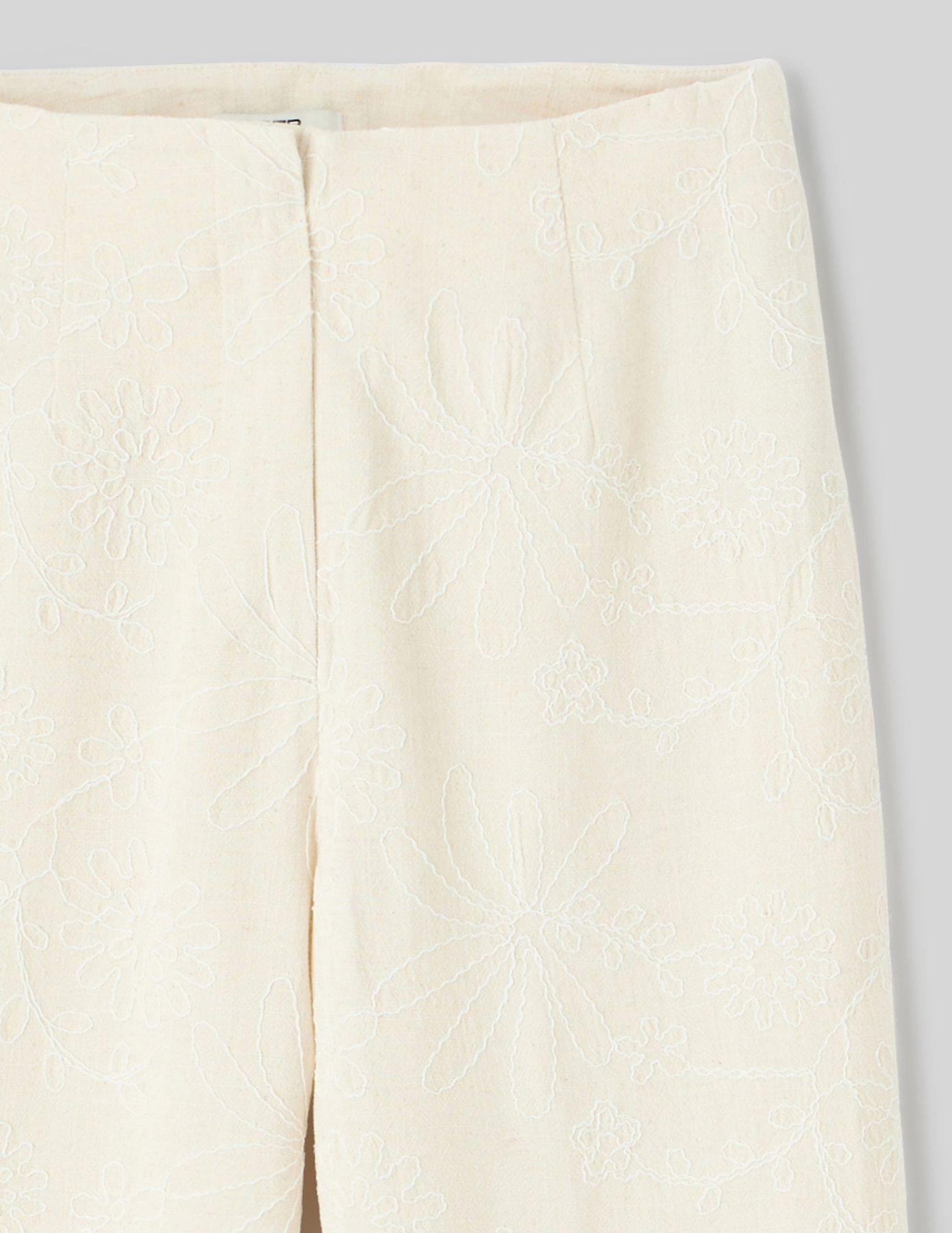 Pantalon fluide brod&eacute;