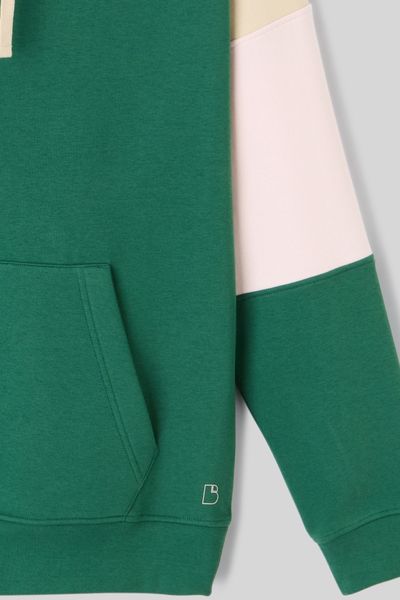 Sweat colorblock à capuche