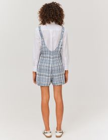 Combinaison short en tweed