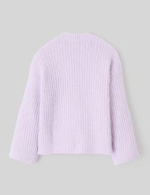 Gilet boutonné maille perlée
