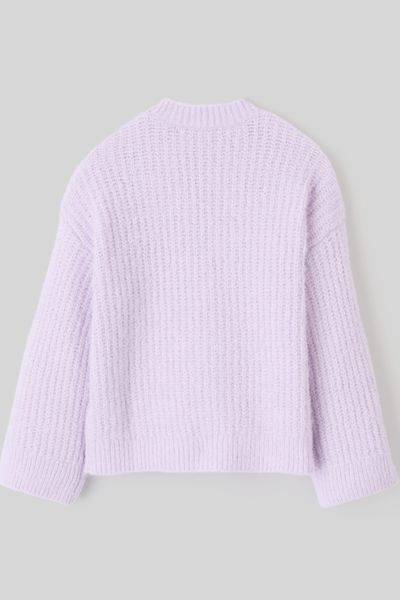 Gilet boutonné maille perlée
