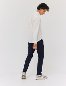 Pantalon de ville fluide uni