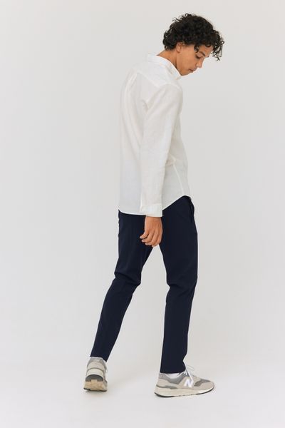 Pantalon de ville fluide uni
