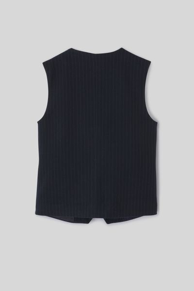 Gilet rayures sans manches