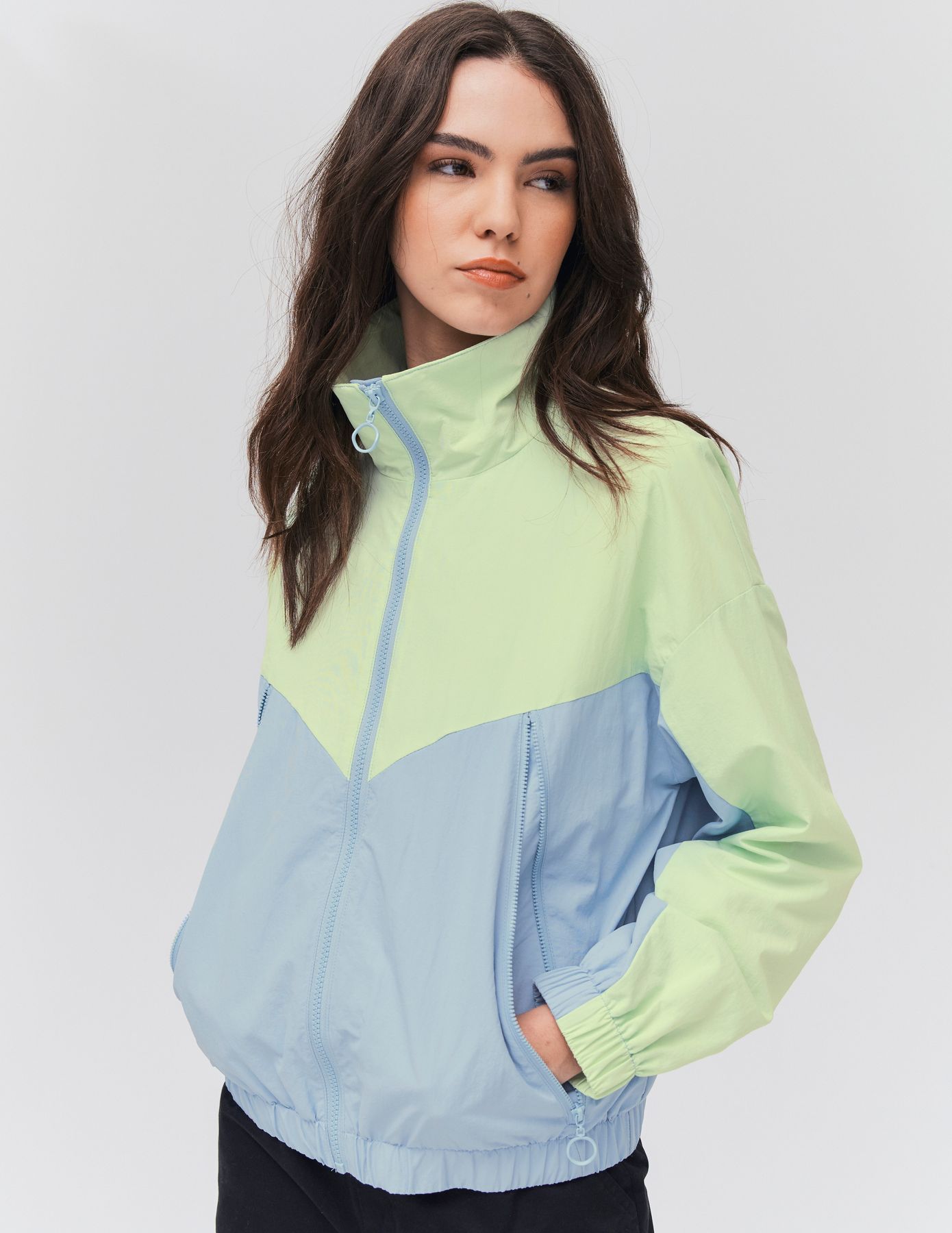 Blouson color block