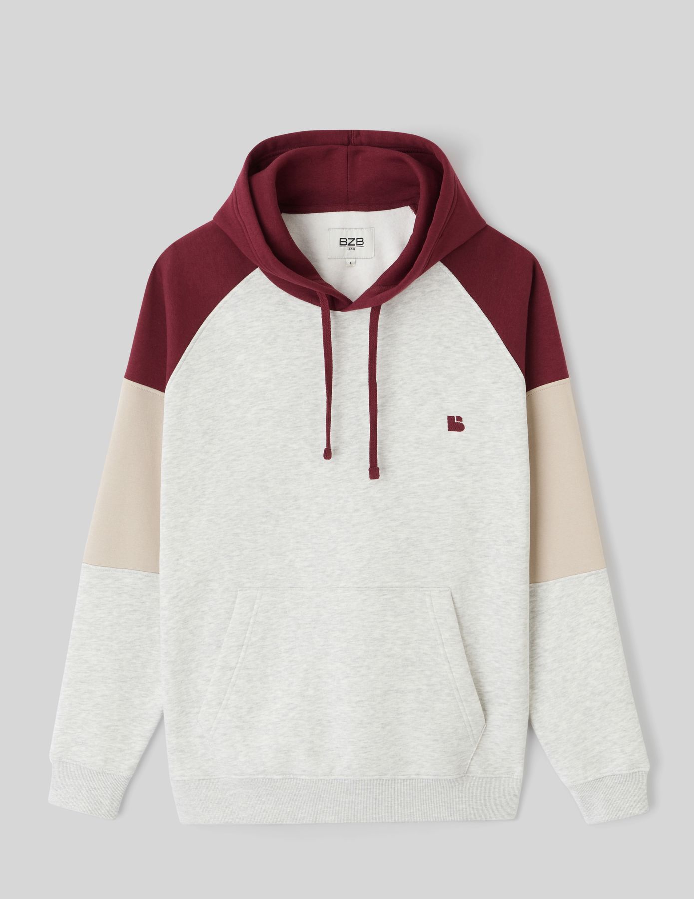 Sweat colorblock à capuche