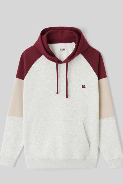 Sweat colorblock à capuche