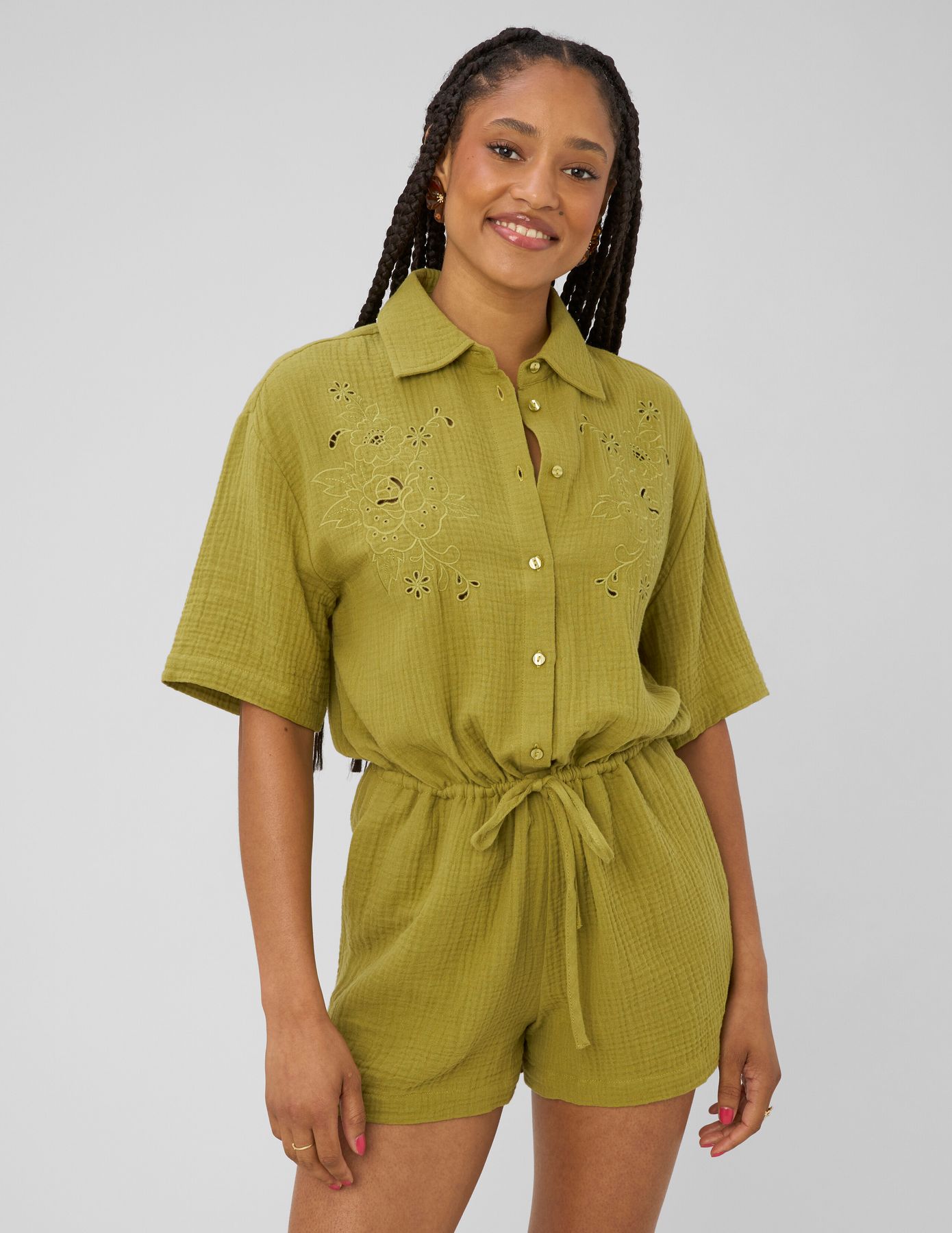 Combishort brorderie anglaise