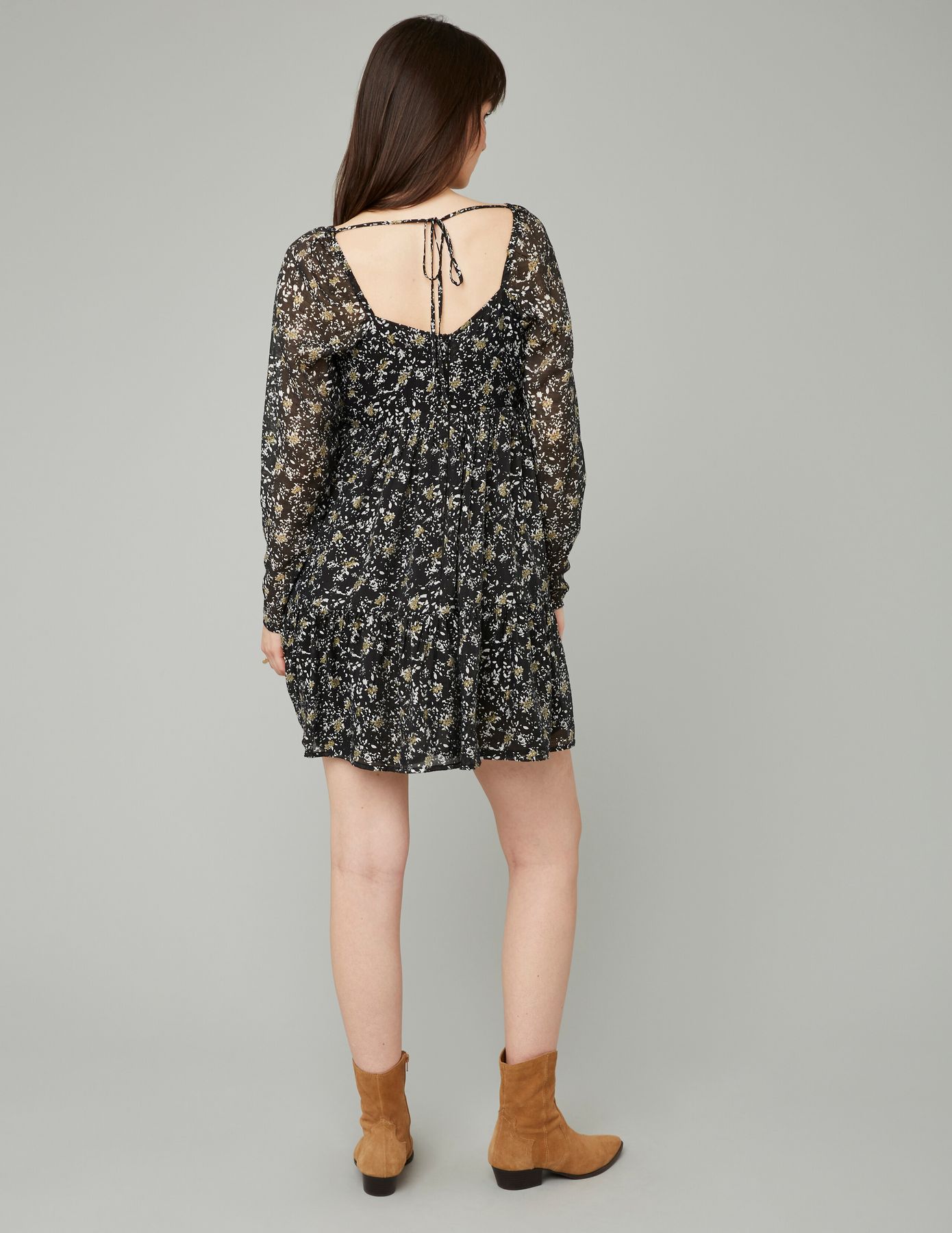 Robe courte imprimée