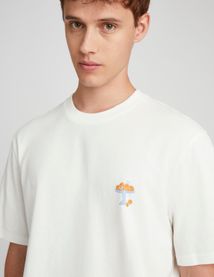 T-shirt imprimé devant dos