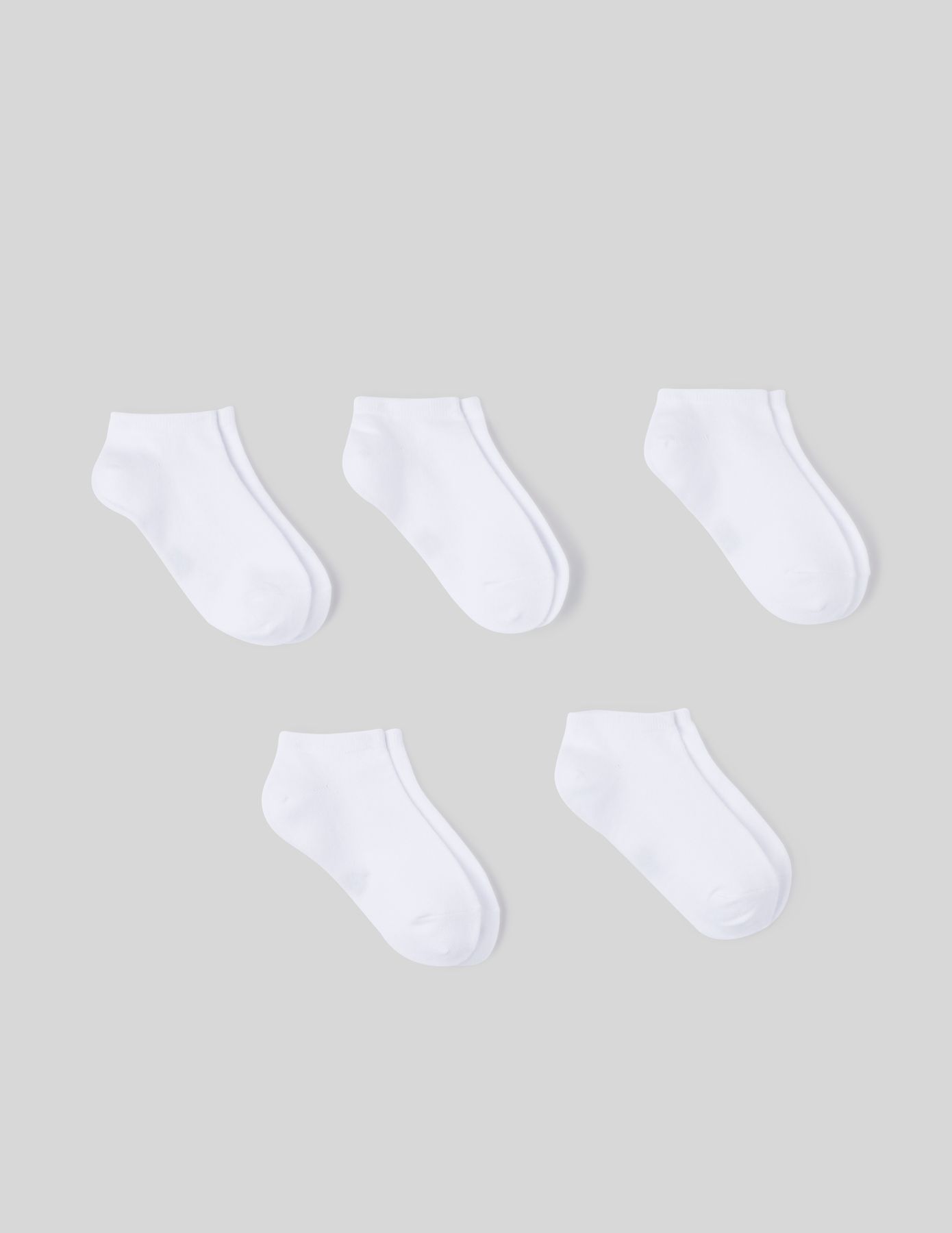 Lot de 5 paires socquettes basiques