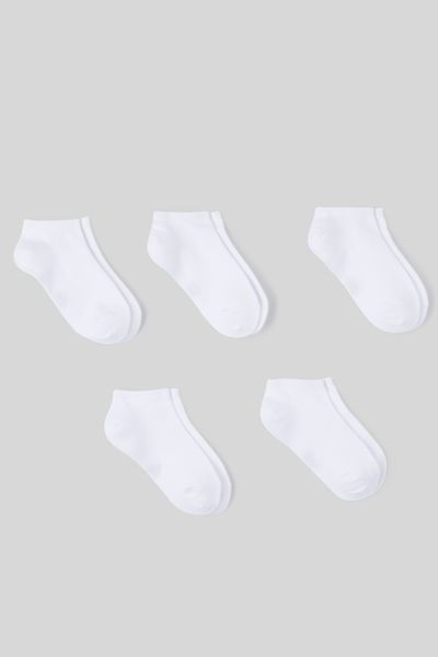 Lot de 5 paires socquettes basiques