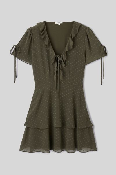 Robe courte en plumetis