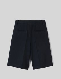 Bermuda rayé polyester recyclé