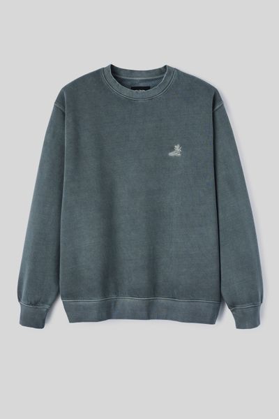 Sweat col rond brod&eacute;