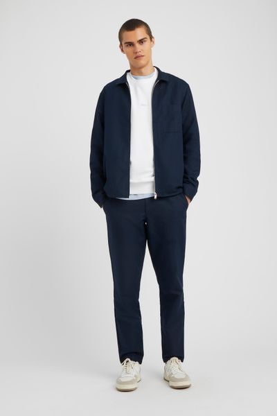 Pantalon de ville coton lin