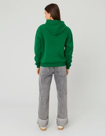 Sweat col capuche uni