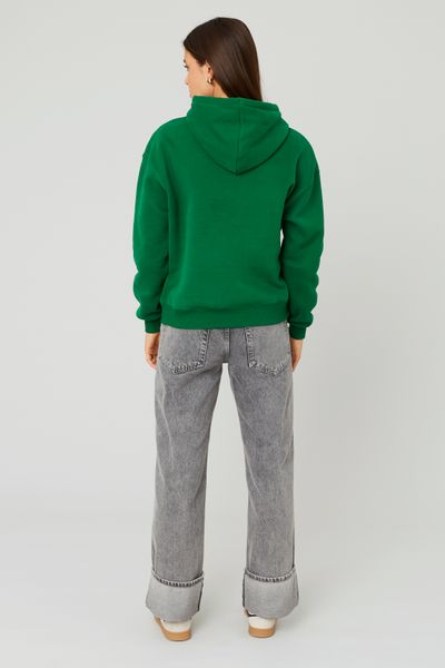 Sweat col capuche uni