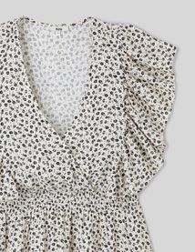 Robe courte imprim&eacute;e