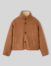 Veste en sherpa r&eacute;versible