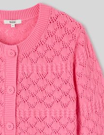 Gilet ajouré uni
