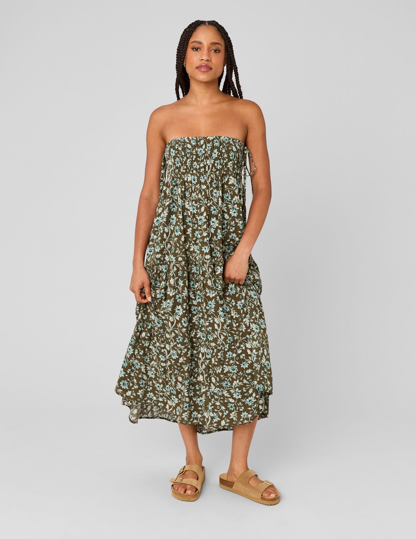 Jupon long imprim&eacute;