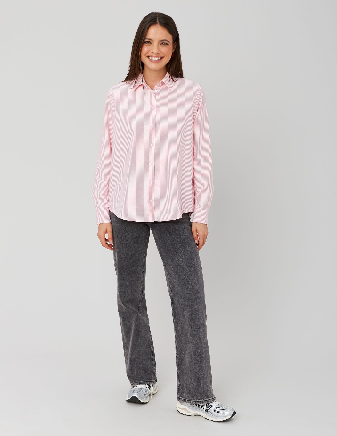 Chemise oxford rayée