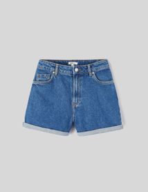 Short en jean mom fit