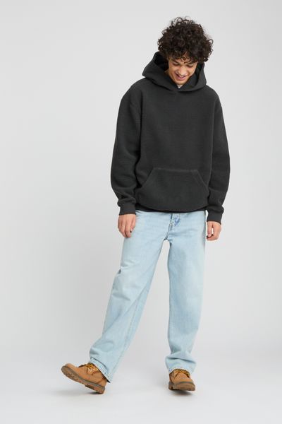 Sweat sherpa à capuche