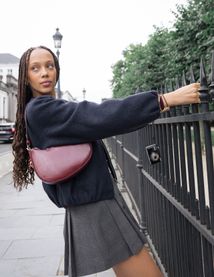 Jupe short pliss&eacute;e &agrave; carreaux