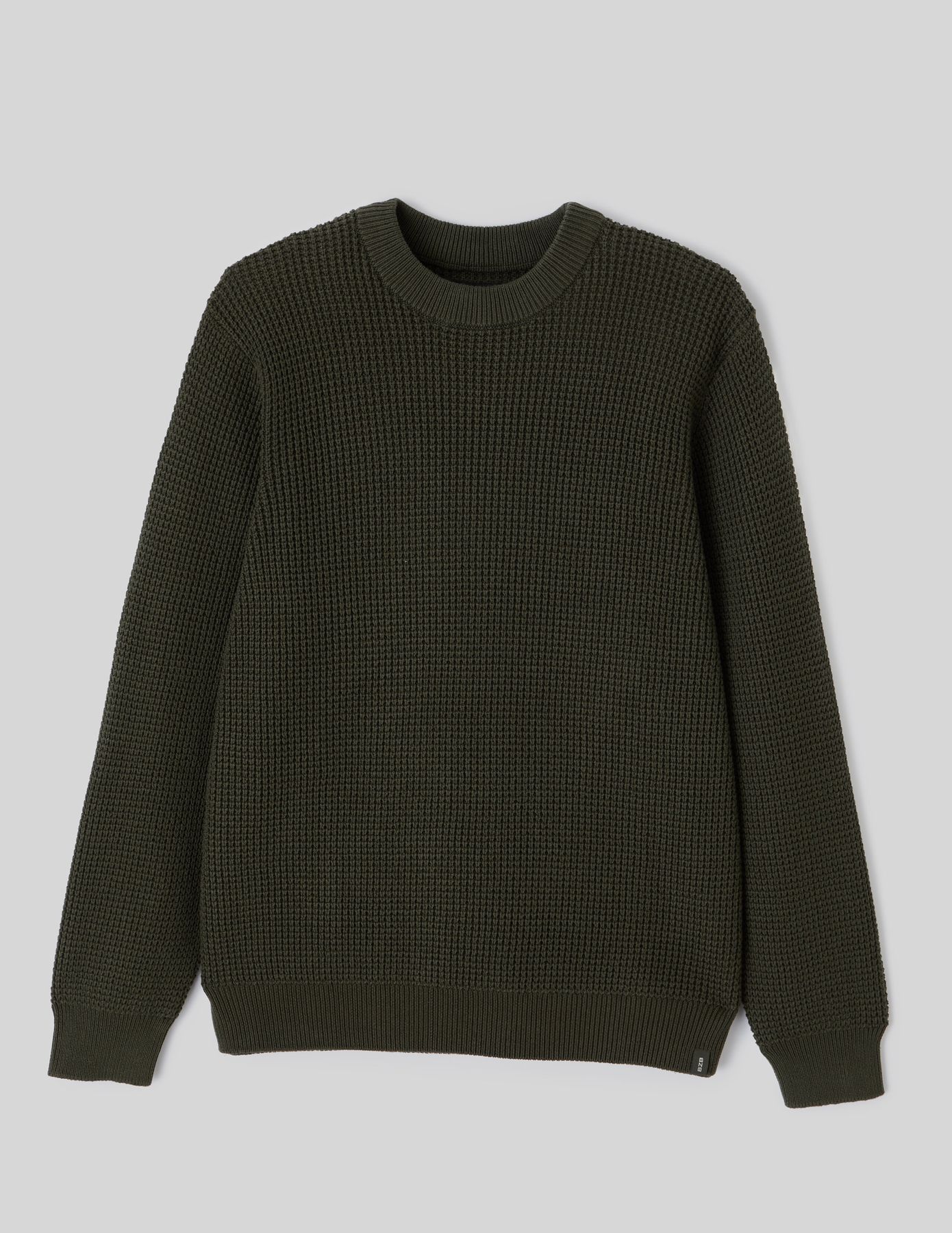 Pull col rond matière fantaisie