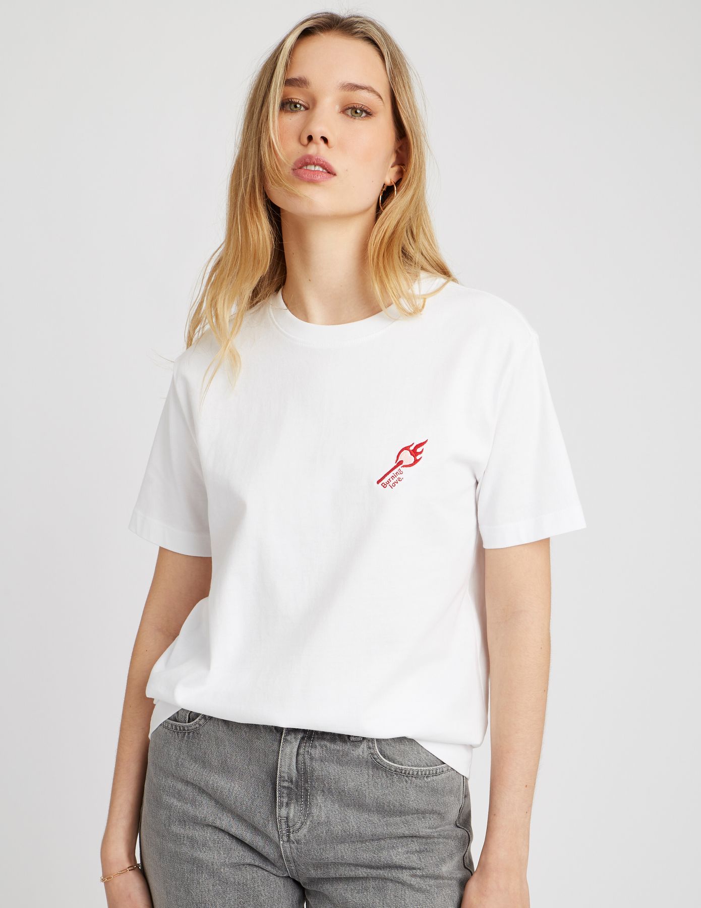T-shirt brodé St Valentin