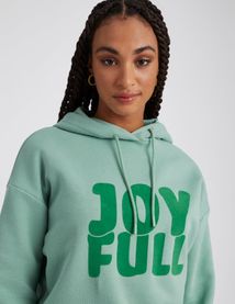 Sweat &agrave; capuche imprim&eacute;