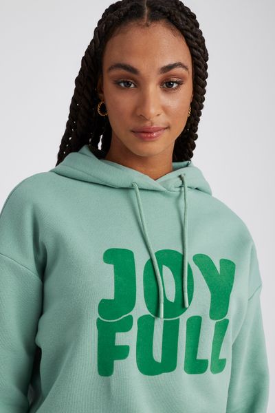 Sweat &agrave; capuche imprim&eacute;