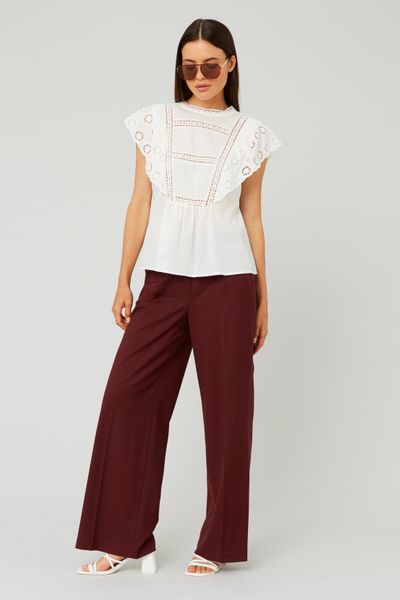Blouse en broderie anglaise