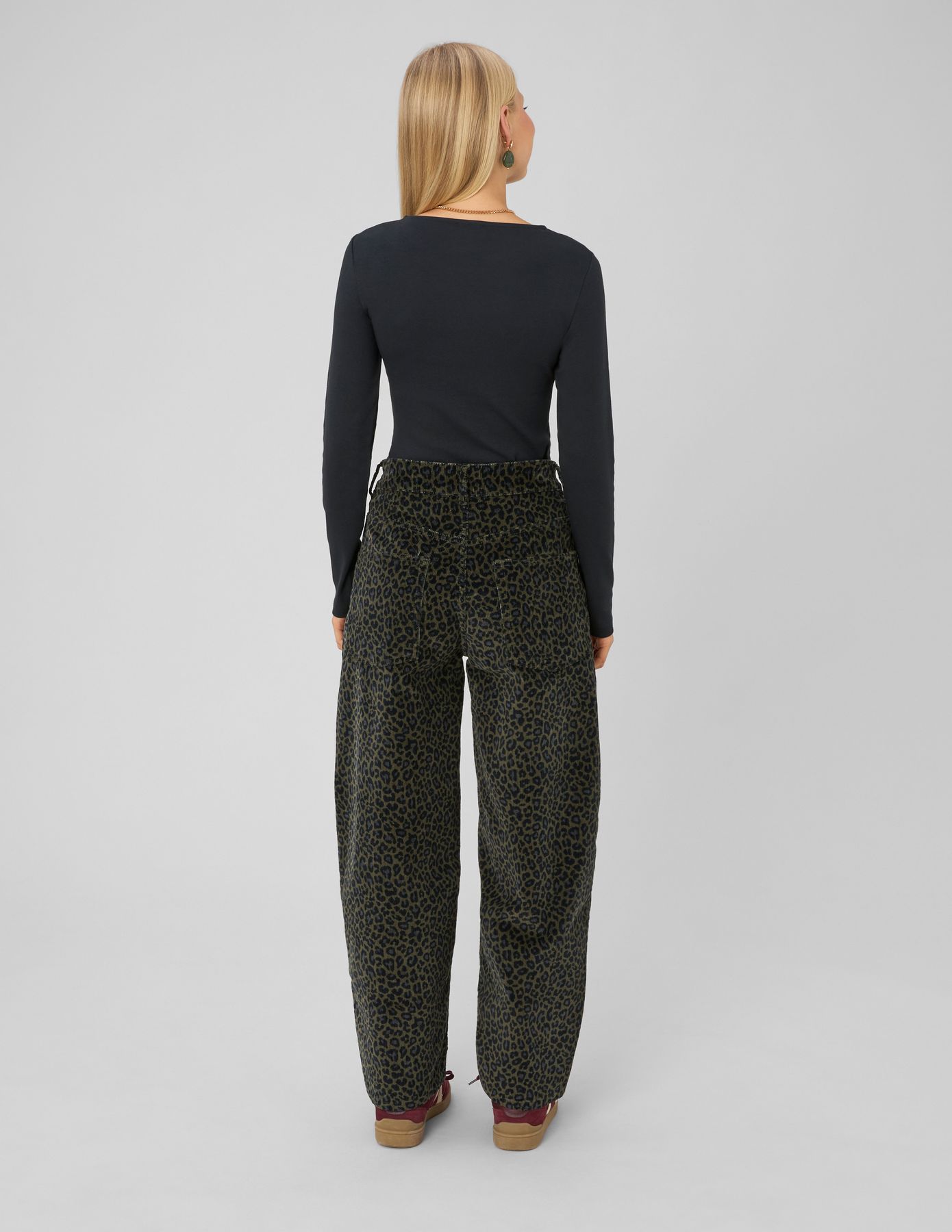 Pantalon imprim&eacute; coupe ballon