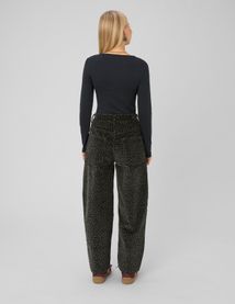 Pantalon imprim&eacute; coupe ballon