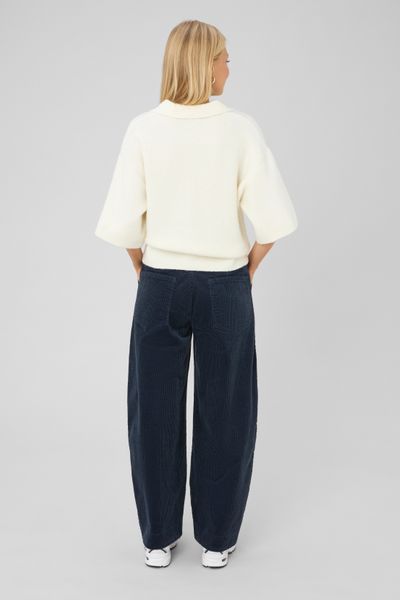 Pantalon balloon en velours