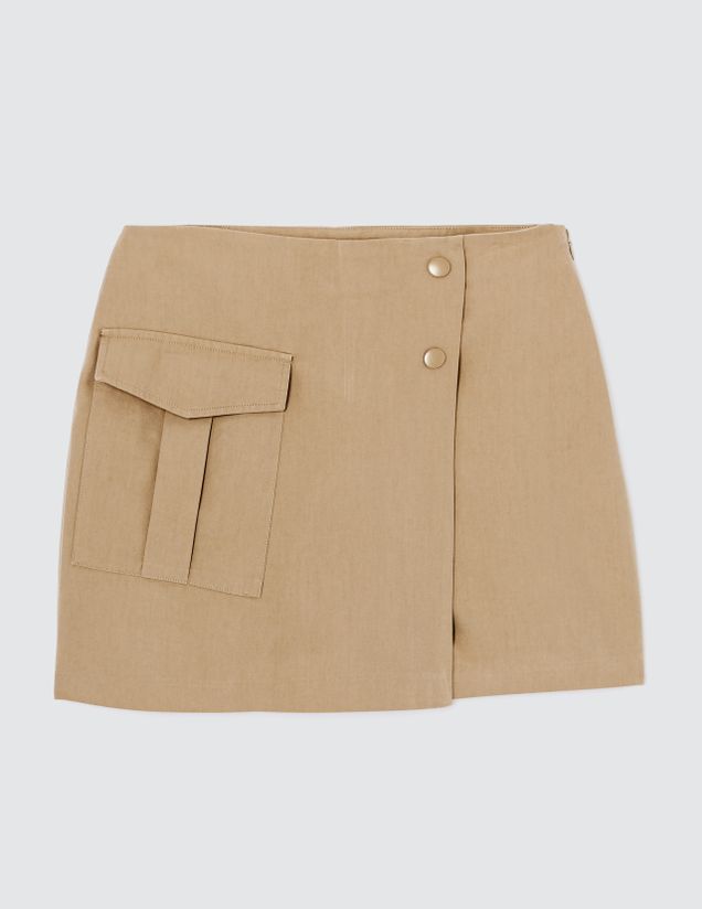 Jupe short cargo