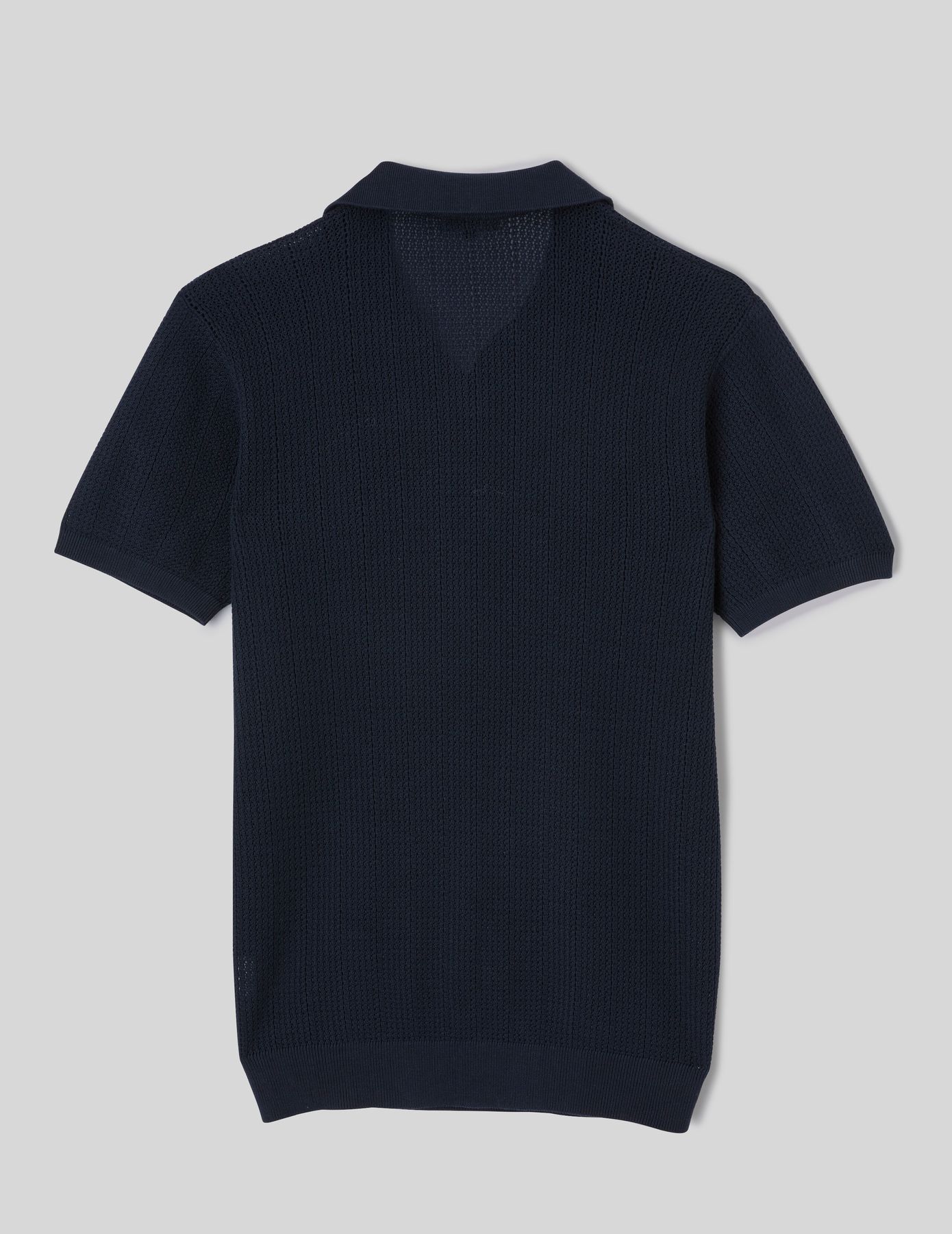 Polo maille ajour&eacute;e