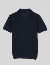 Polo maille ajour&eacute;e