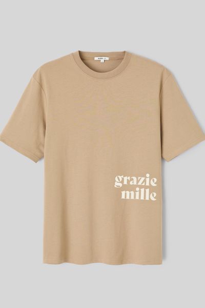 T-shirt imprim&eacute; devant