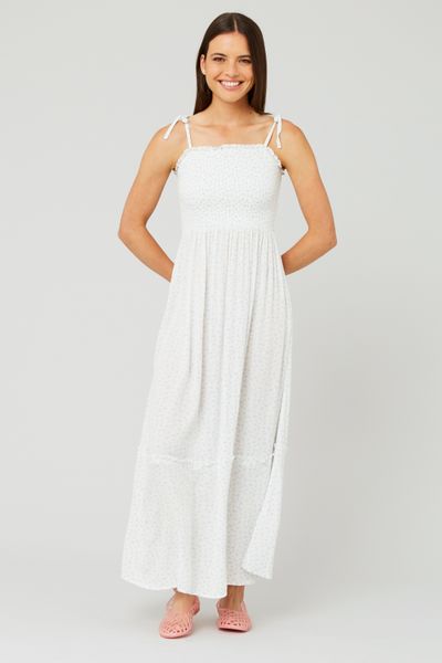 Robe longue imprimée