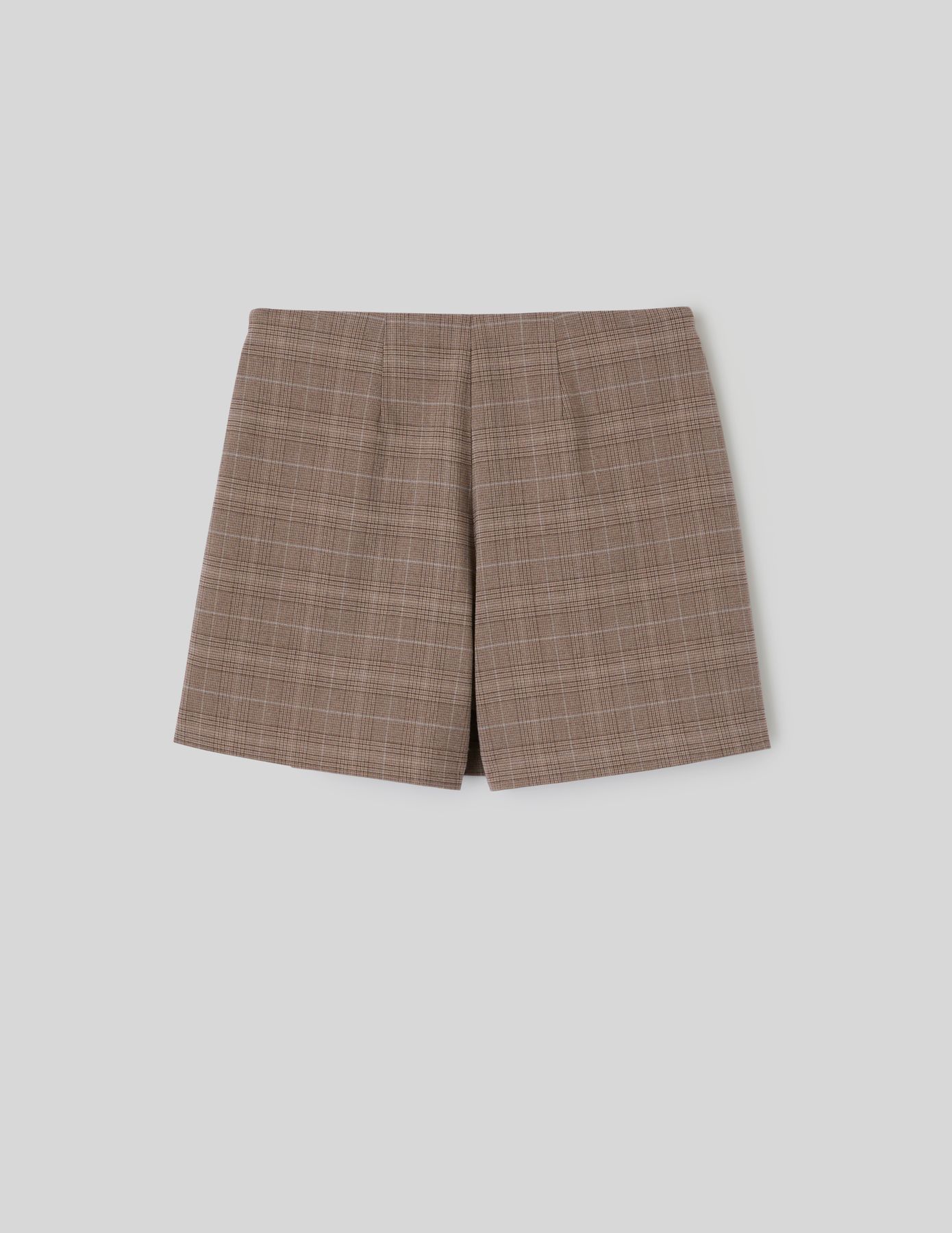 Jupe-short &agrave; carreaux