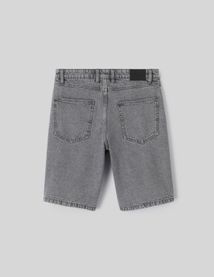 Bermuda jean gris
