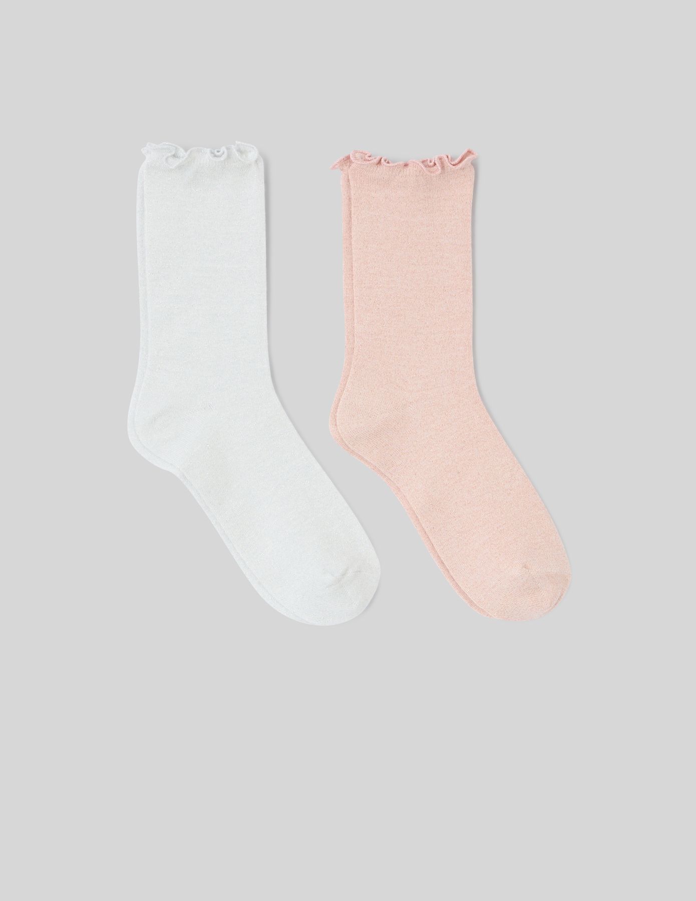 Lot de 2 paires de chaussettes lurex